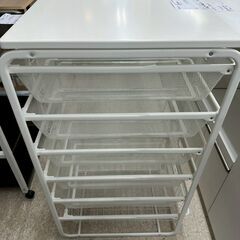 ★リユースのサカイ高崎店★TJ12948 イケア 収納ラック 白 H102×D57×W41 クリーニング済みの画像