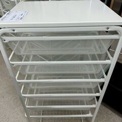 ★リユースのサカイ高崎店★TJ12948 イケア 収納ラック 白 H102×D57×W41 クリーニング済みの画像