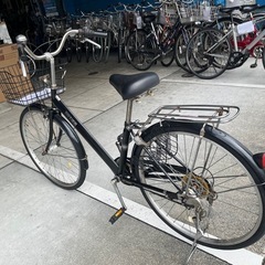 【10/31まで決算セール¥3000値引中】【大人用】整備済中古自転車 ダイワ26型アルティア 廉価モデル 婦人車 黒色 <自転車のオオムラ 静岡店>の画像