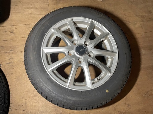 バリ溝20年式 ブリジストンホイール　スタッドレスタイヤ　4本セット