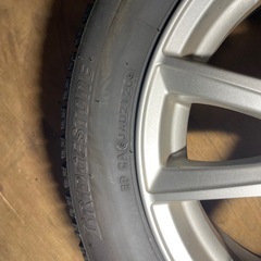 バリ溝20年式 ブリジストンホイール　スタッドレスタイヤ　4本セットの画像