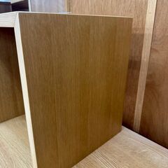 ★リユースのサカイ高崎店★TJ12952 (株)良品計画 台 ライトブラウン H35×D30×W35 クリーニング済みの画像