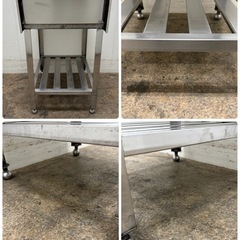 ステンレス　業務用　作業台　厨房　飲食店　W４８.５ｘD６０ｘH６８㎝の画像