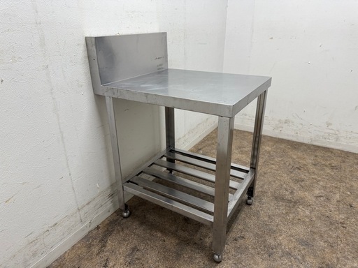 ステンレス　業務用　作業台　厨房　飲食店　W４８.５ｘD６０ｘH６８㎝