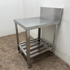 ステンレス　業務用　作業台　厨房　飲食店　W４８.５ｘD６０ｘH６８㎝の画像