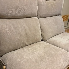 ローソファ　ベージュ　非喫煙の画像