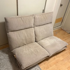 ローソファ　ベージュ　非喫煙の画像