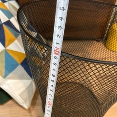 未使用 IKEA ワイヤー バスケット ゴミ箱 ？の画像