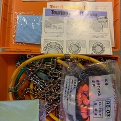 スノーチェーン 金属製 未使用の画像