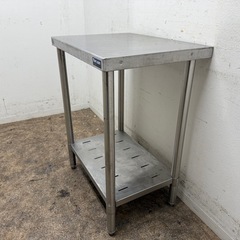 マルゼン　ステンレス　業務用　作業台　厨房　飲食店　W６００D４５０ｘH８００ｍｍの画像