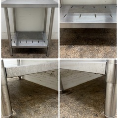 マルゼン　ステンレス　業務用　作業台　厨房　飲食店　W６００D４５０ｘH８００ｍｍの画像