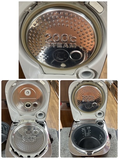 R097 ☀️ Panasonic スチームIH炊飯ジャー 5.5合炊き 14年製 SR-SX104 ⭐ 動作確認済 ⭐ クリーニング済