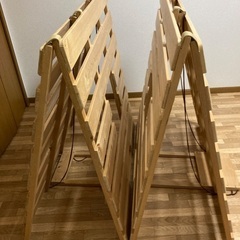 桐のすのこベッド 2セットの画像