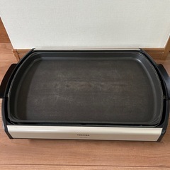 東芝 ホットプレート HGK-12WK たこ焼き 焼肉 プレート3枚　の画像