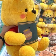 約43cmのFukuFukuぬいぐるみくまのプーさんの画像