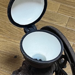 コーヒーミル 手動式 鋳物 昭和レトロ アンティーク ビンテージ インテリアの画像
