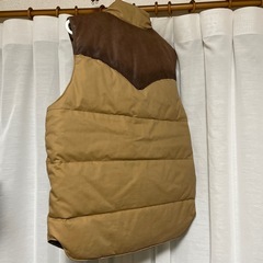 ダウンベストxs　古着の画像