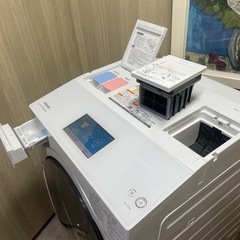 💥激安💥❗️配送•設置🉑❗️♻️処分撤去♻️【2021年製】 TOSHIBA 東芝 ZABOON ハイスペックモデル ドラム式洗濯乾燥機 TW-127X9L 洗濯12kg 乾燥7kg 左開きの画像