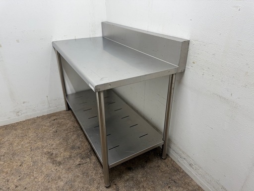 ステンレス　業務用　作業台　厨房　飲食店　W１２００ｘD６００ｘH８００ｍｍ