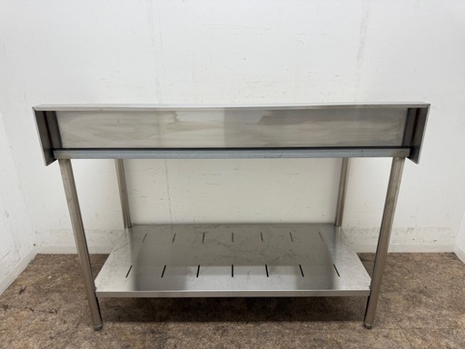 ステンレス　業務用　作業台　厨房　飲食店　W１２００ｘD６００ｘH８００ｍｍ
