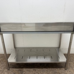 ステンレス　業務用　作業台　厨房　飲食店　W１２００ｘD６００ｘH８００ｍｍの画像