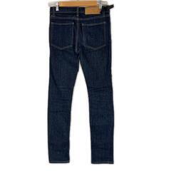 美品 YANUK ヤヌーク 無地 オールシーズン デニムパンツ コットン ブルー レディース 29/32【古着】【中古】の画像