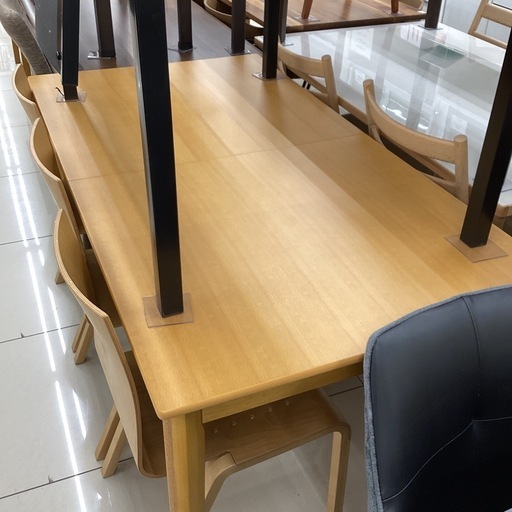 北欧デザインエクステンションダイニングテーブル コスパクリエーション 未使用品 Foret