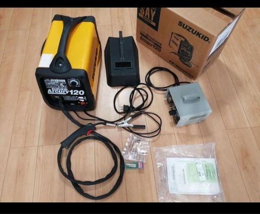 スター電器 ノンガスMIG/MAG100V溶接機 アーキュリー120、1回使用。