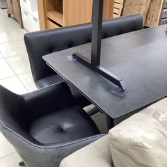 ベンチダイニング4点セット かねたや家具 セラミック天板の画像