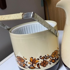 【使用品】昭和レトロ　アイスバケツとピッチャーの画像