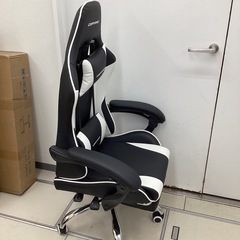 ゲーミングチェア CORVINO ブラック×ホワイトの画像