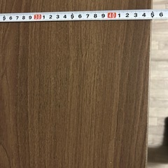 オフィス　カウンター　テーブル　　2個セット　
木目　棚の画像