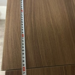 オフィス　カウンター　テーブル　　2個セット　
木目　棚の画像