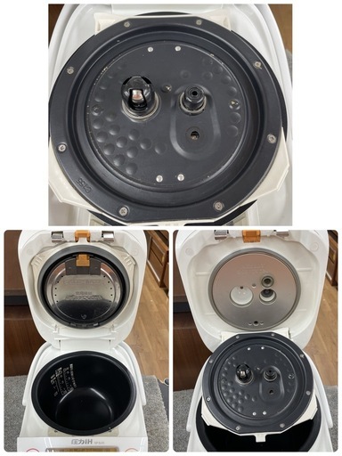 R091 ☀️ ZOJIRUSHI 圧力IH炊飯ジャー 5.5合炊き 20年製 NP-BJ10 ⭐ 動作確認済 ⭐ クリーニング済