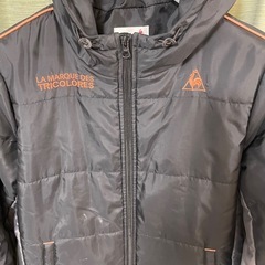 ルコックスポルティフ　練習着　lecoqsportif サイズM レディース　 中綿ジャケット ナイロンジャケット 中綿 黒 の画像