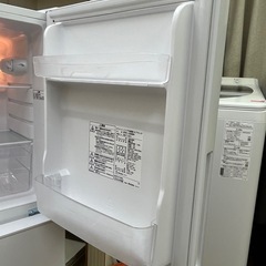 #13 2024年製!! 激安冷蔵庫!! ニトリ Nグラシア NTR-106WH 106L 2ドア 右開きの画像