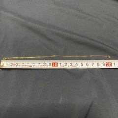 K10YGダイヤネックレスの画像