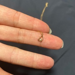 K10YGダイヤネックレスの画像