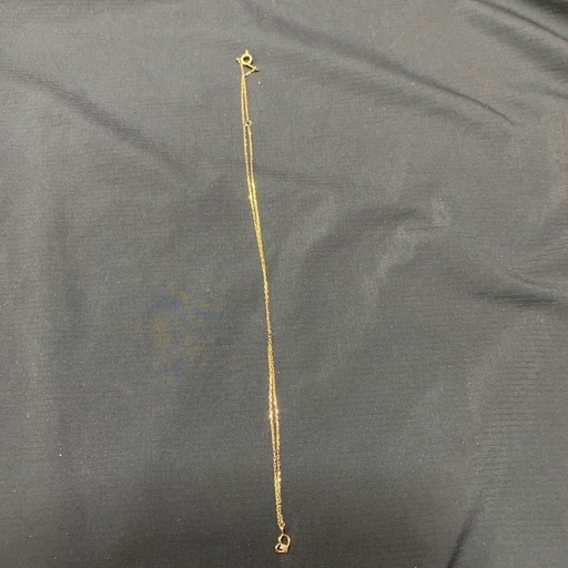 K10YGダイヤネックレス