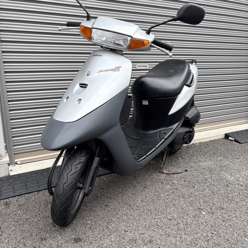 4280.高馬力2スト　レッツII バッテリー、ミラー新品　千葉県柏市　即日配送、自走引き取りも可能