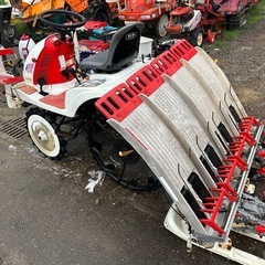 ヤンマー 田植機 4条植え　セル　ロータリー式　デフロック 乗用型　田植え機　田んぼ　Pe-40R ガソリン 5.8馬力 農機具 4条　宮崎 簡易始動動画ありの画像