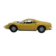 186000 ANSON アンソン　Ferrari Dino 246GT フェラーリ ディーノ　ミニカー 1/18 イエロー [0000000001713]の画像