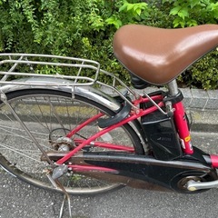 東京23区配達無料🌈新基準 Panasonic パナソニック ビビ　13.2Ah リチウム 電動自転車中古　1888の画像
