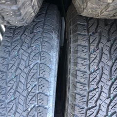 ジムニーなどに215/80R16 4本セットブリヂストン　DUELER A/T 中古バリ山の画像