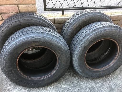 ジムニーなどに215/80R16 4本セットブリヂストン　DUELER A/T 中古バリ山