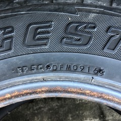 ジムニーなどに215/80R16 4本セットブリヂストン　DUELER A/T 中古バリ山の画像