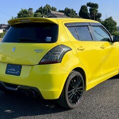 コミコミ🚘車検2年付！6速MT！社外マフラー！テールスモーク！アルミ！１２か月点検付き！スイフト！の画像