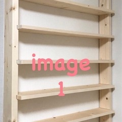 木製溝入り棚受柱　中古　単本　※画像は4本の画像