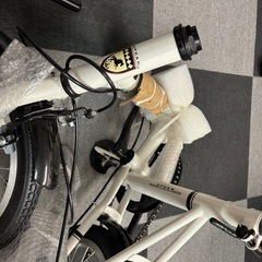 折り畳み自転車未使用品販売証明書付きの画像