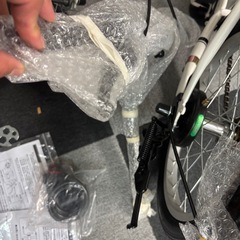 折り畳み自転車未使用品販売証明書付きの画像